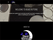Tablet Screenshot of bearsbuttons.com